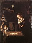 Night Canvas Paintings - Nativity, at Night